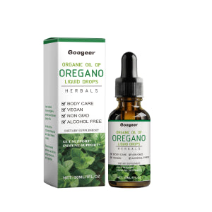 Digestive And Intestinal Health Drops, Organic Oregano Oil Drops Treatment