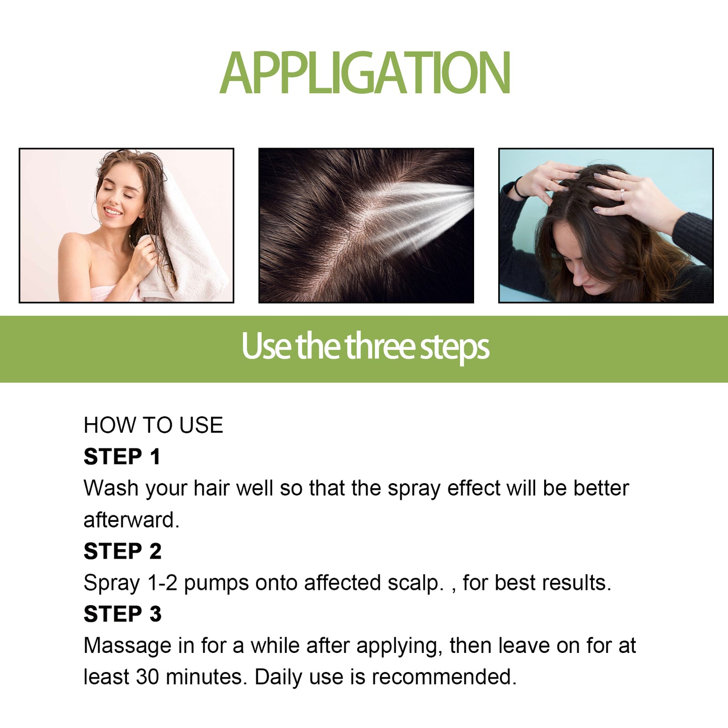 Rosemary Dense Hair Spray Hydrates Roots For Increased Elasticity Restoring Shine Anti-Set Hair Spray