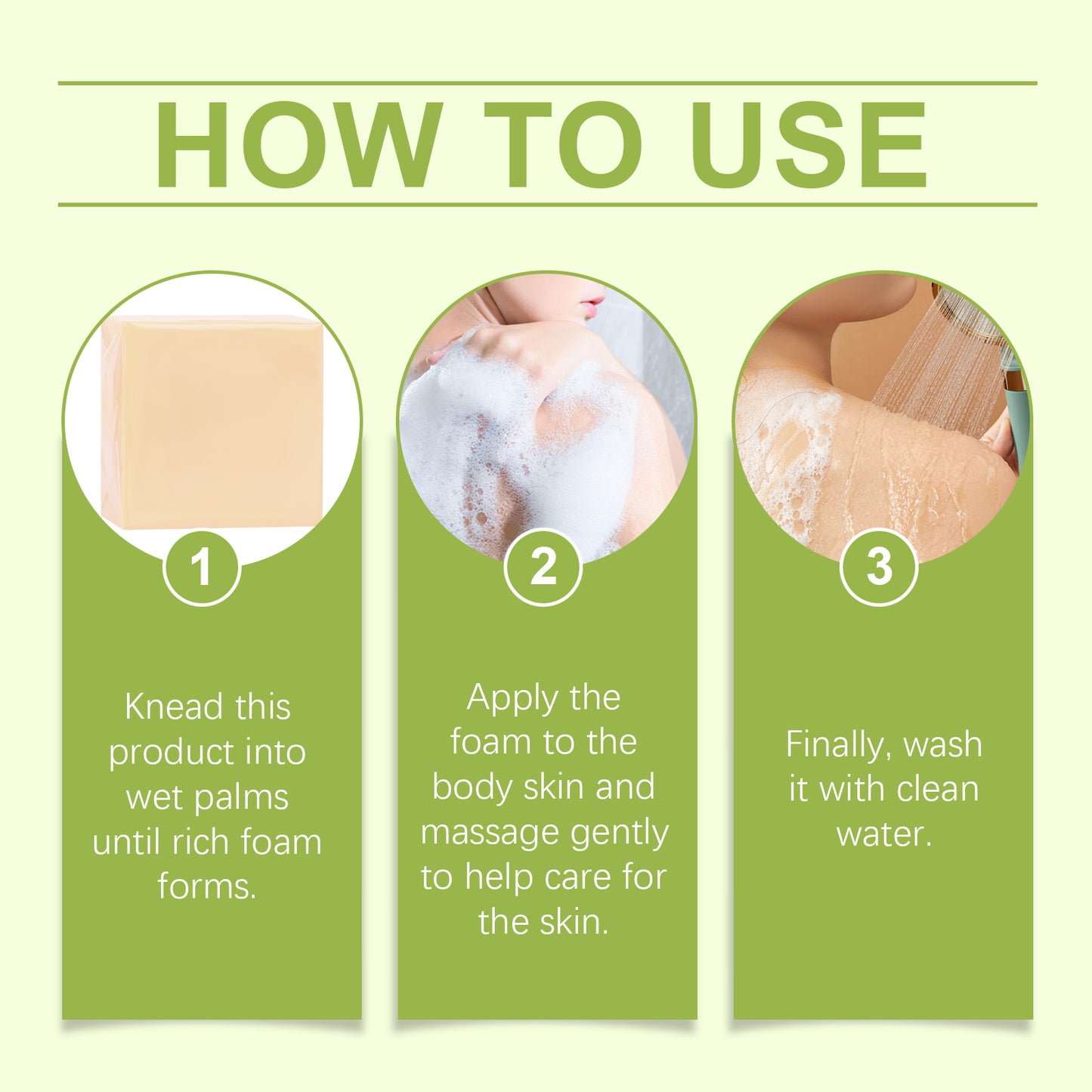 OceAura Multifunctional Skin Nourishing Soap Gentle Clean Nourishing Fragrance Rich Foam Body Care Soap