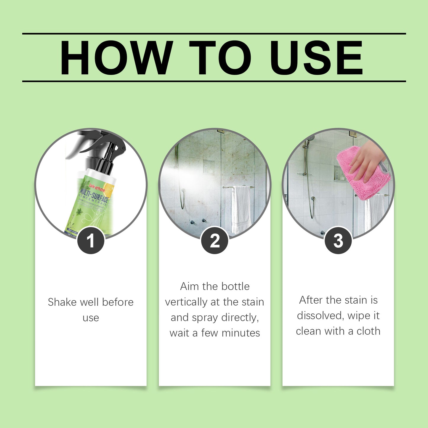 Multi-Surface Cleaning Liquid Cooktop Scale Ceramic Tile Bathroom Multi-Effect Cleaning To Protect The Surface Clean And Smooth