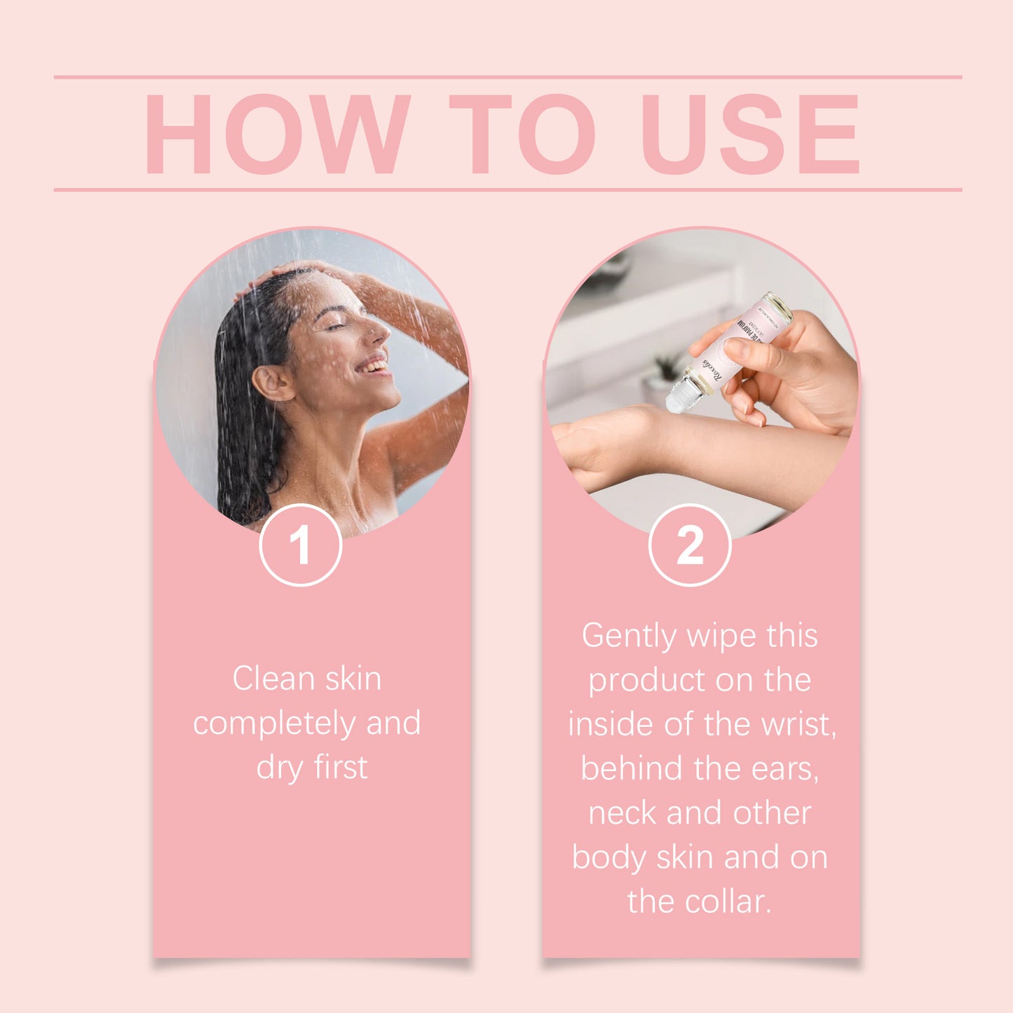 Rolling Perfume Series Flowers Lasting Fresh Light Fragrance Exudes Charm Keep Fragrance Portable Rolling Perfume