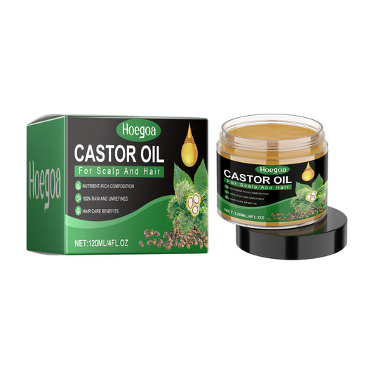 Castor Oil, Nourish And Repair Damaged Hair Dry Strength Solid Hair Smooth Hair Oil