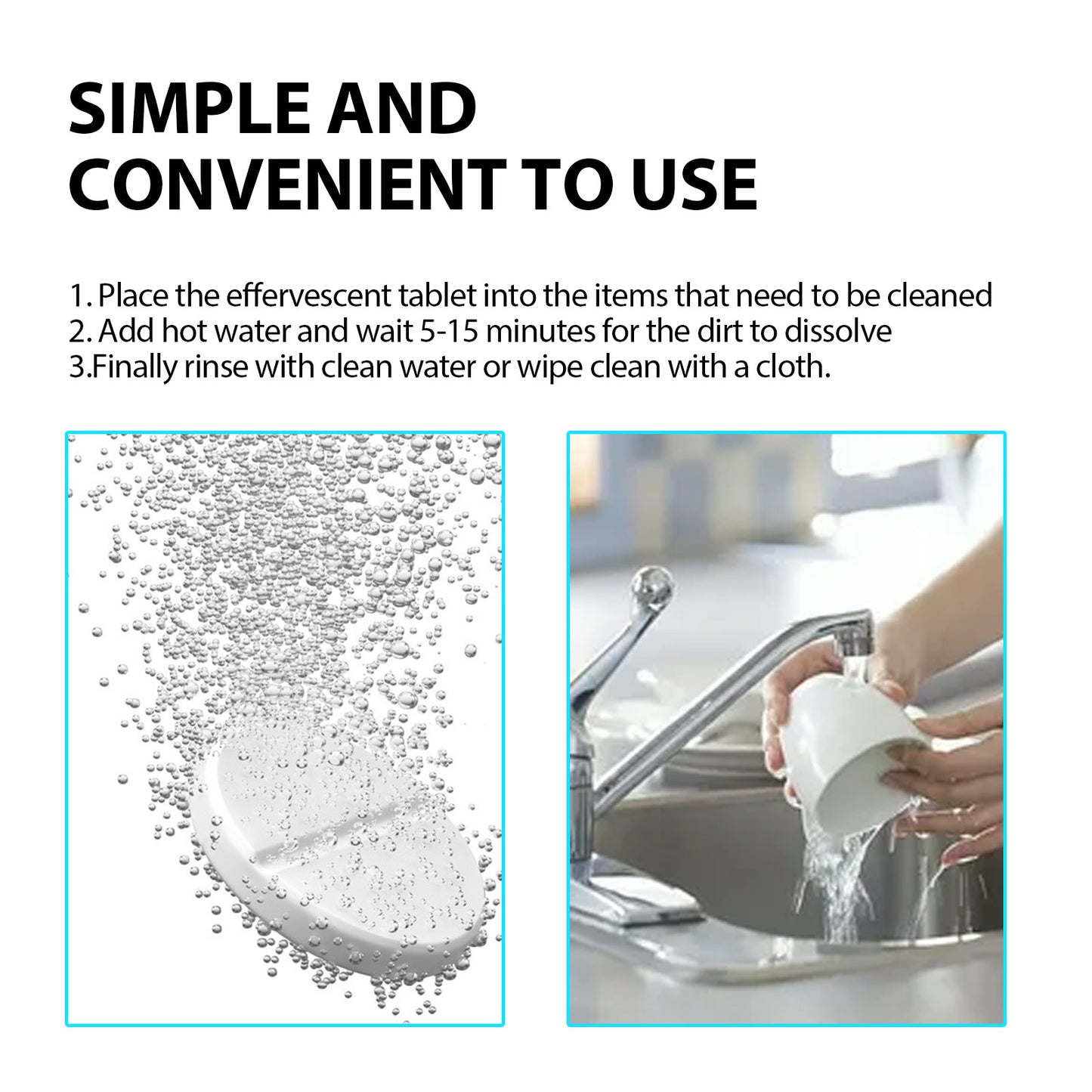 Multifunctional Kitchen Cleaning Tablets, Home Kitchen Stove Kitchen Utensils Stainless Steel Heavy Oil Cleaning And Descaling