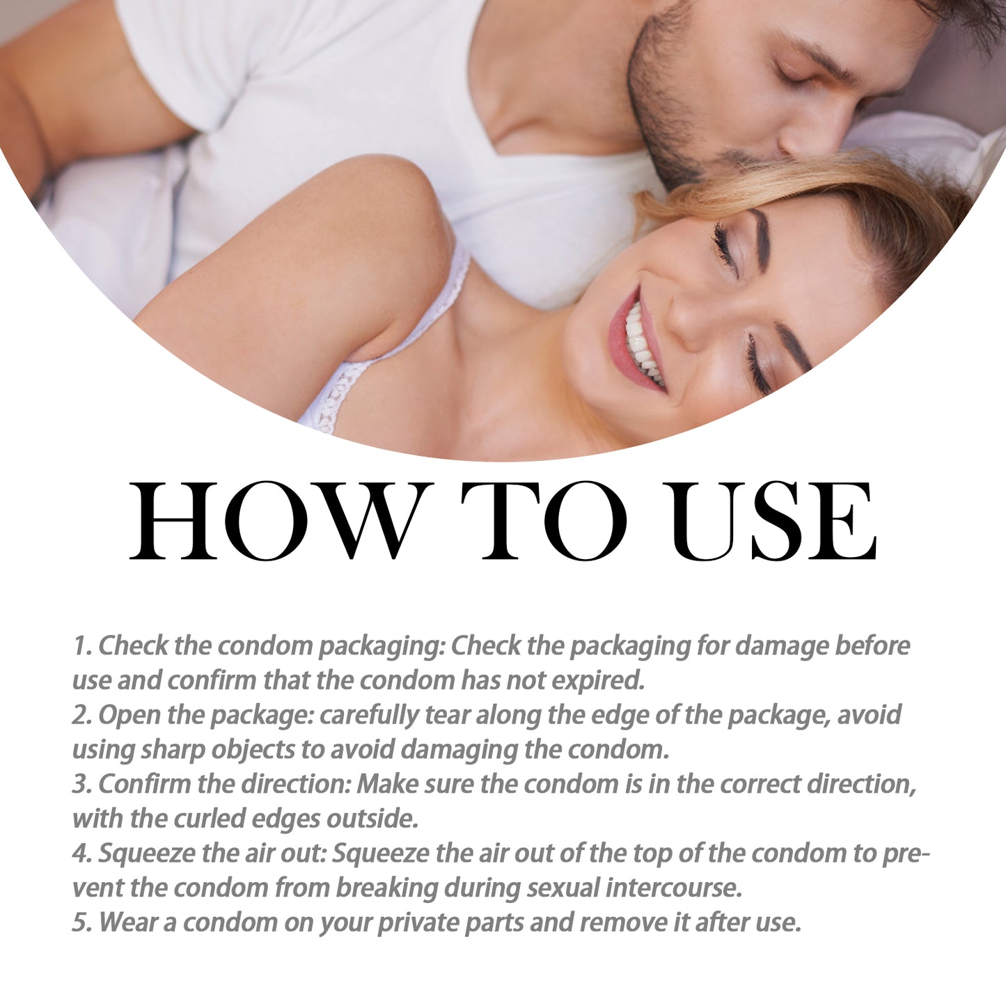 Latex Rubber Condom, Ultra Thin Moisturizing Vitality Hyaluronic Acid Thread Type Adult Health Care Products