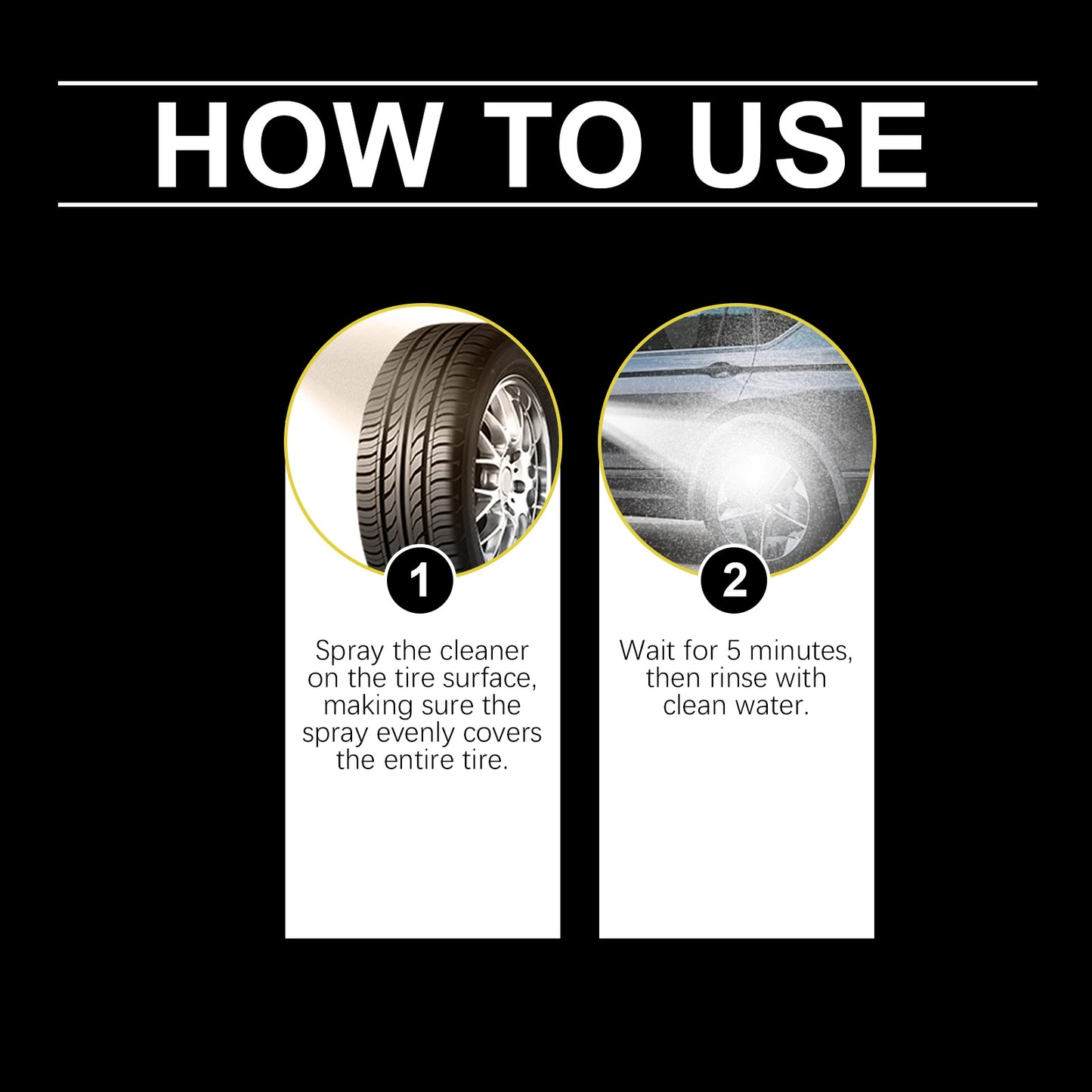 Rayhong Car Wheel Cleaner, A Cleaning And Maintenance Agent For Car Tires To Remove Dirt And Scale And Rejuvenate Them