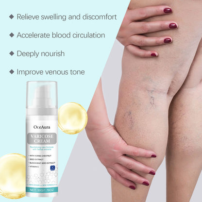 OceAura Leg Care Cream Daily Gentle Treatment To Relieve Leg Discomfort Leg Care Massage Repair Cream