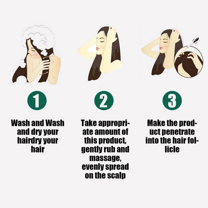 EELHOE Ginger Hair Essential Oil Moisturizes And Softens Hair And Repairs Frizzy Damaged Hair