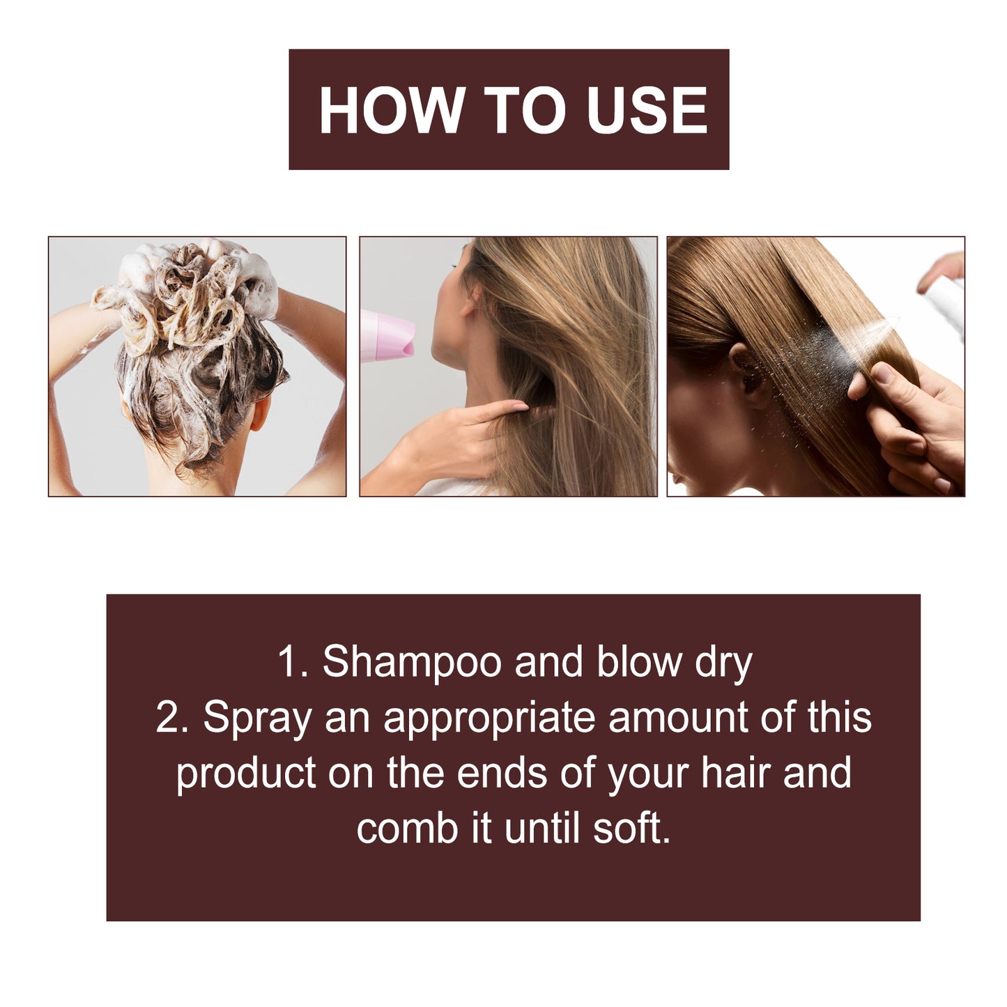 Protein Spray, Moisturize Dry Hair Tail Dry Fragrance Strong And Smooth Hair Care