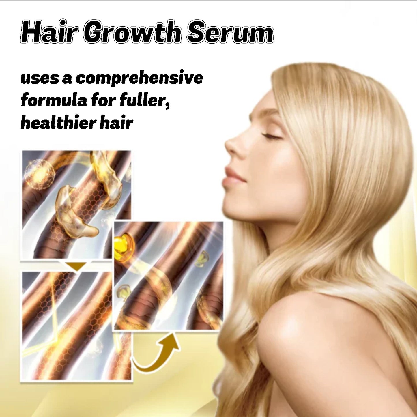 Hair Growth Serum, Prevent Fixation And Nourish Thick Hair And Scalp