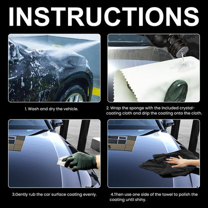 Graphene Ceramic Coating, Super Water Plating Crystal Coating Waterproof Coating Sealing Glaze Maintenance Car Paint