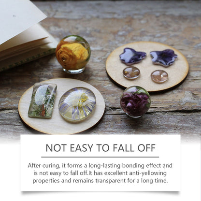 Resin Glue, High Transparent Resin Drop Glue Diy Hand-Made Shadowless Glue Quick Dry Drop Glue