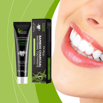 Bamboo Charcoal Toothpaste Freshen Breath, Brightening Teeth And Improving Yellow Tooth Stain Removal Toothpaste