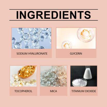 Eelhope Compact Air Cushion Foundation (Natural Color) Natural Lightweight Concealer Durable And Easy To Remove Makeup No Fake White Moisture Cushion