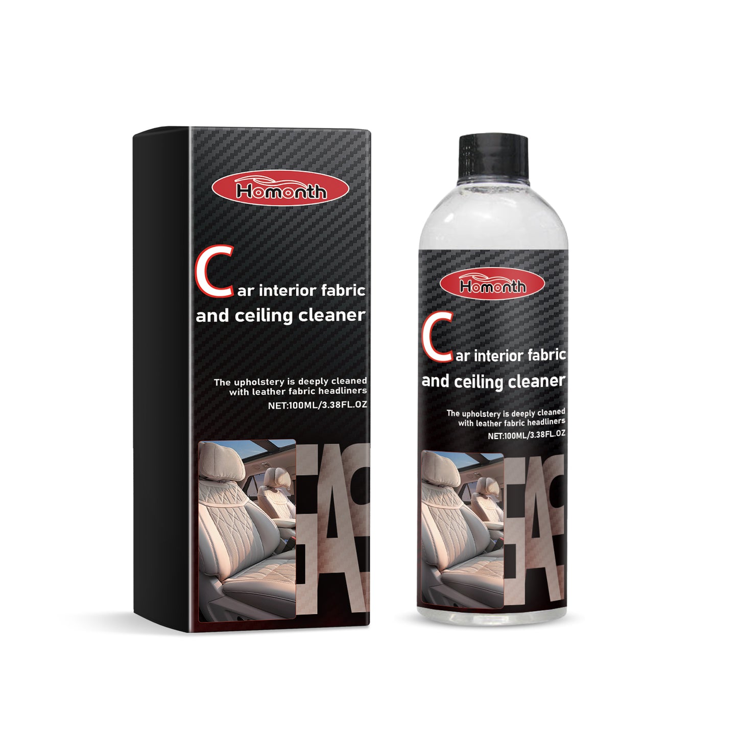Automotive Leather Polish, Car Interior Leather Seat Leather Maintenance Refurbishment Decontamination Cleaning Agent