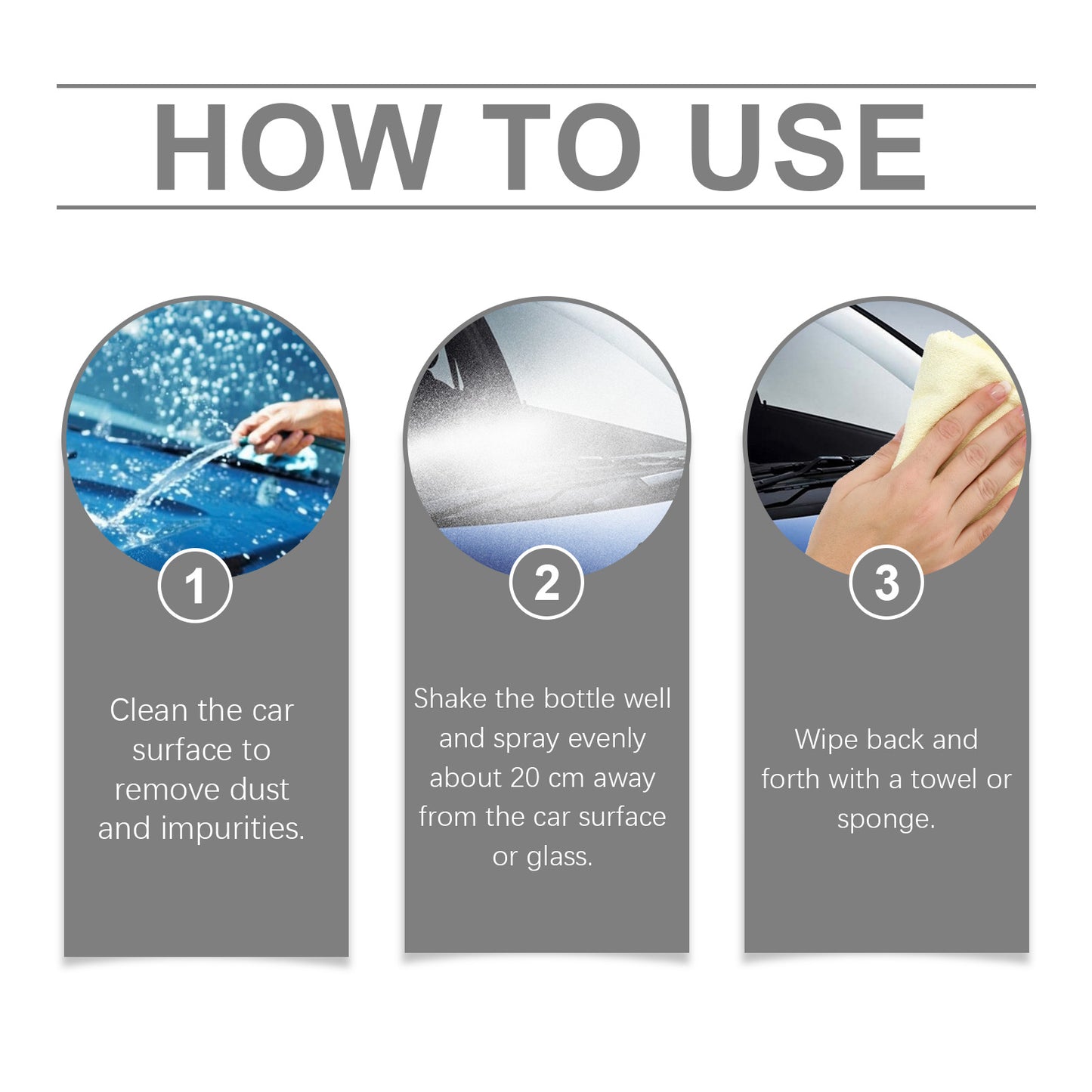 Rayhong Automotive Coating Agent (120ml) Nano Coating Crystal Liquid Spray For Car Paint, Car Dashboard Water-Repellent Wax Water