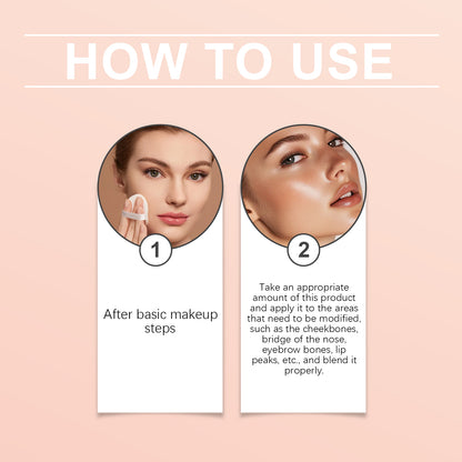 Quicksand High Disc Party Dance Makeup Brightening Face Shine 3d Contouring Highlights