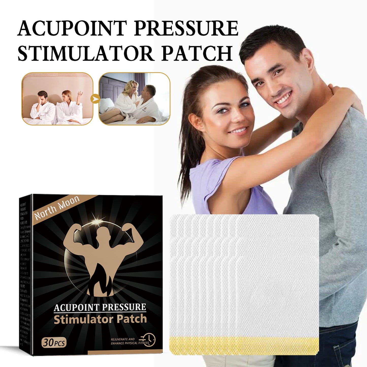 Body Care Patch, Men's Body Health Care Belly Button Patch Warm Kidney, Protect Yang And Benefit Kidney Patch