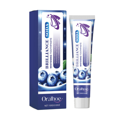 Whitening Toothpaste, Fresh Breath Care Gums Clean Teeth Yellow Stains Tartar White Toothpaste