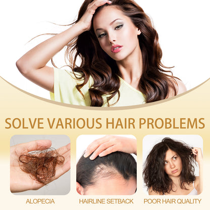 Hair Growth Cream, Thick Hair Strong Hair Nourish Scalp Hair Root Smooth Furry Split Hair Cream