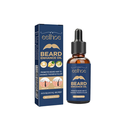Facial Hair Care Oil Strengthens Root And Moisturizes And Brightens Men's Facial Hair