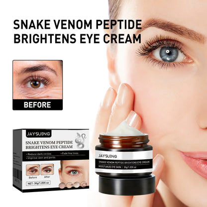 Snake Venom Peptide Brightening Eye Cream, Moisturizes And Restores Dry Lines And Eye Bags Revitalizing Eye Cream