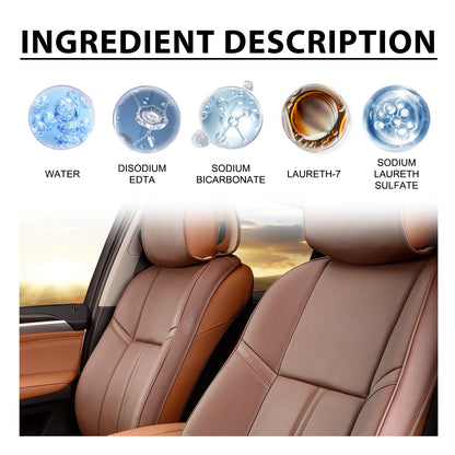 Automotive Leather Polish, Car Interior Leather Seat Leather Maintenance Refurbishment Decontamination Cleaning Agent