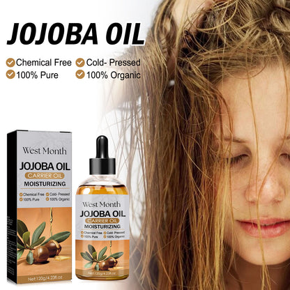 Jojoba Oil Hair Conditioner, Solid Hair, Tight Hair, Prevent Loss, Repair Dry Hair And Smooth Hair Care Oil
