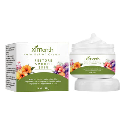 Vein Therapy Cream, Soothe Sore Swollen Leg Blood Vessels Repair Veins Body Care Cream