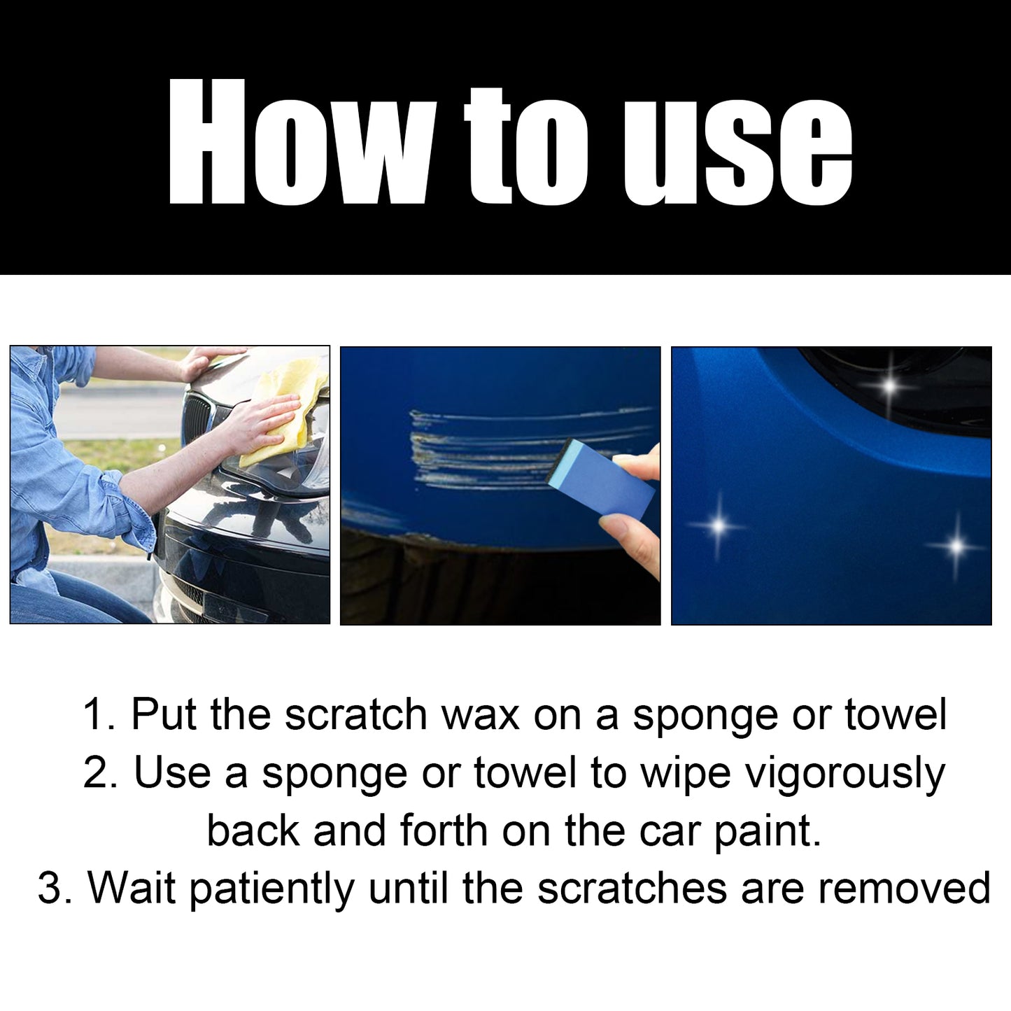 Scratch Wax, Car Paint Scratches And Scratches Repair Cream Maintenance Polishing Wax