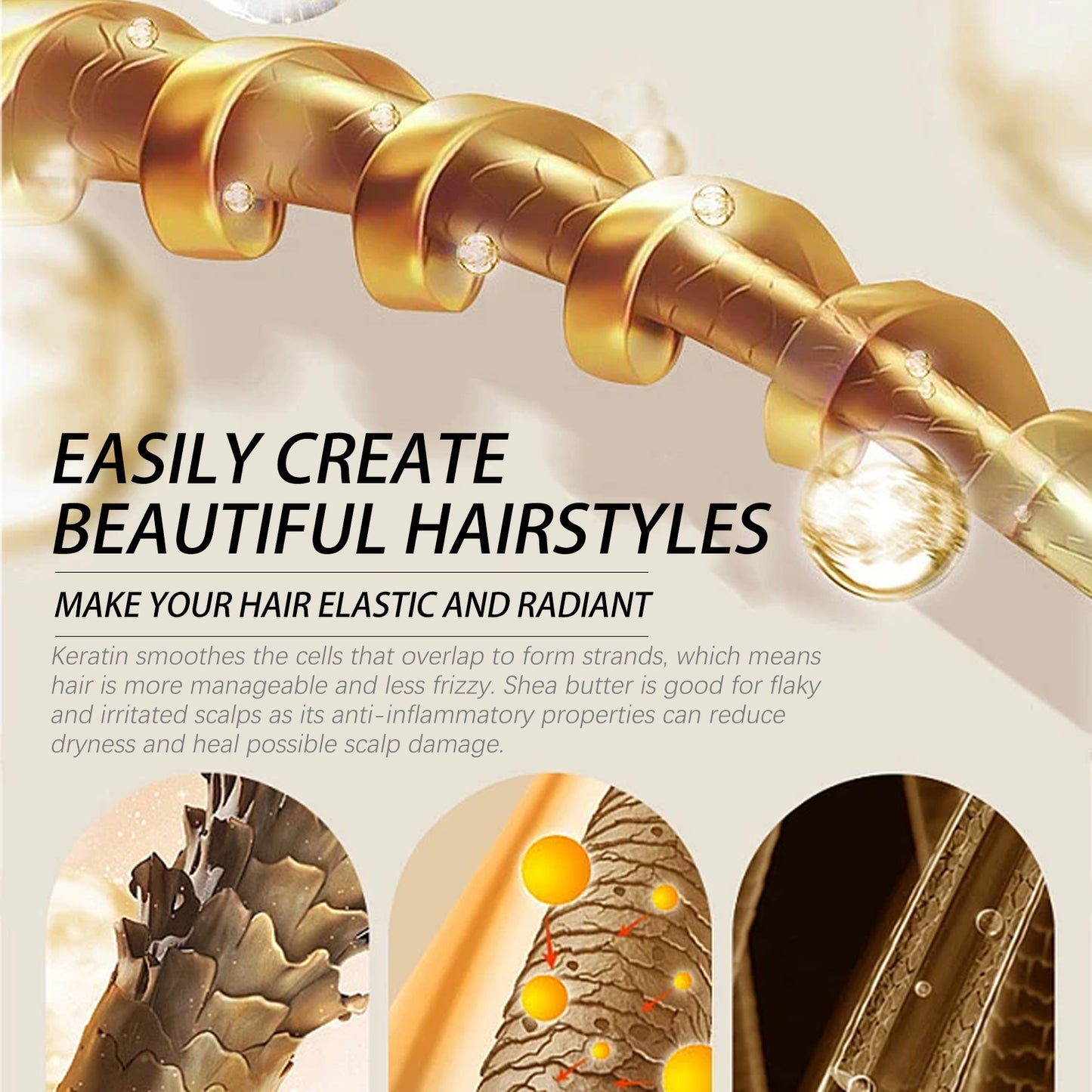 Rosemary Hair Mask Deeply Nourishes And Softens Hair, Repair Dry Hair And Fluff Hair Treatment Hair Mask