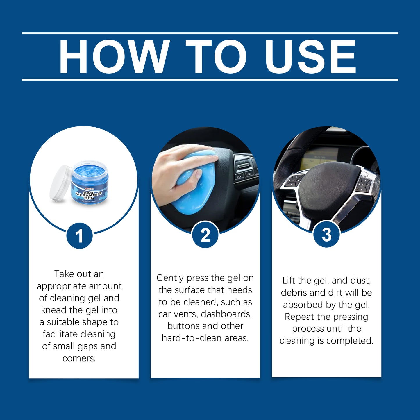 Rayhong Automotive Cleaning Gel Automotive Interior Gap Automotive Multi-Function Air Outlet Cleaning Soft Adhesive