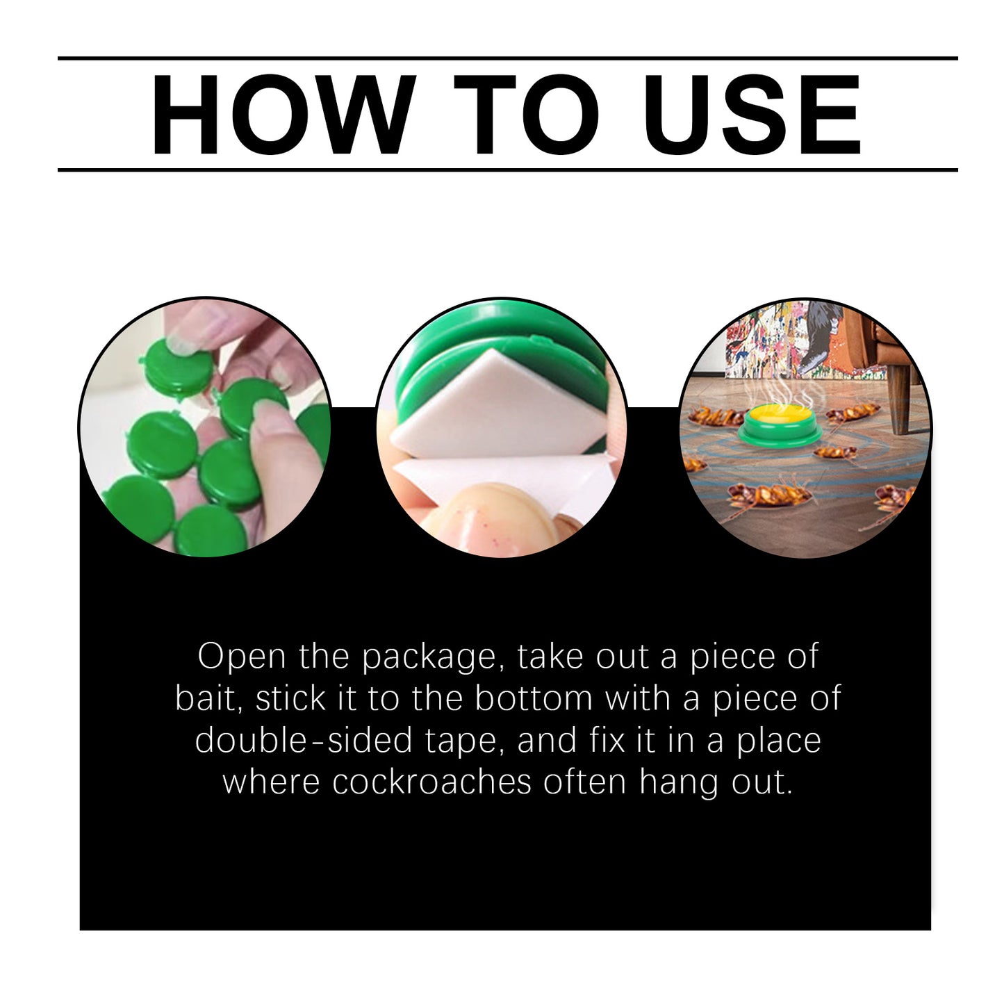 Jakehoe Cockroach Baits For Household Insect-Repellent Cockroach Baits For Indoor Kitchens And Household Cockroach Baits