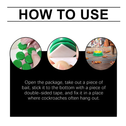 Jakehoe Cockroach Baits For Household Insect-Repellent Cockroach Baits For Indoor Kitchens And Household Cockroach Baits