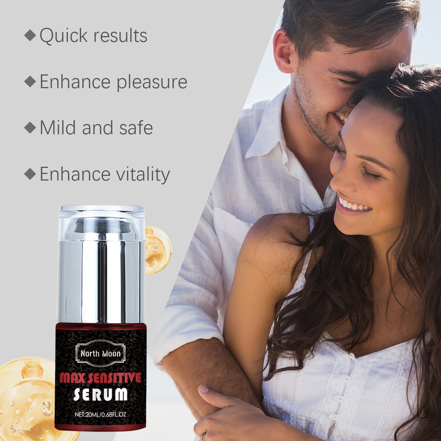 Body Care Serum Improves Skin Touch And Comfort For Intimate Moments