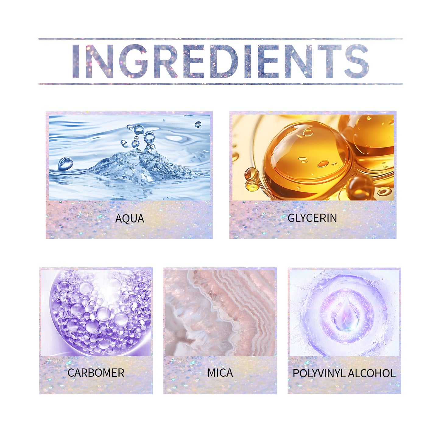 Jaysuing Glitter Glitter Gel, Natural Stereoscopic Body High Glitter Party Rave Multi-Color Option