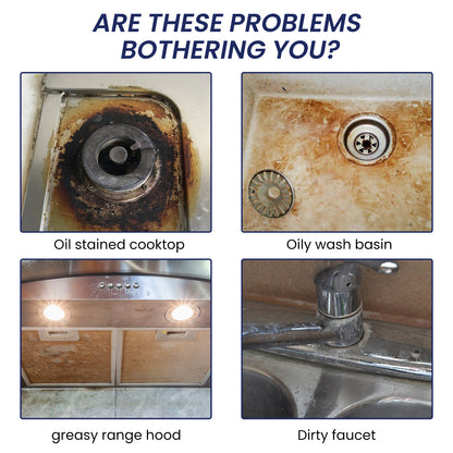 Kitchen Foam Cleaner, Stove Hood Oil Cleaning Clean Heavy Oil Foam Cleaner