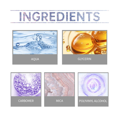 Jaysuing Sequined Glitter Stick (Silver), Party Dance, Performance, Makeup, Face, Body, Collarbone, Highlight And Shine