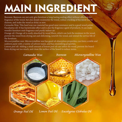 Furniture Restoration Beeswax, Furniture Beautification Polishing Maintenance Cleaning Care Beeswax
