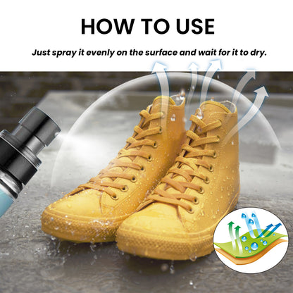 Water Proof Spray, Waterproof And Snowproof Cleaning And Decontamination Spray For Hardshell Jacket And Shoe Upper