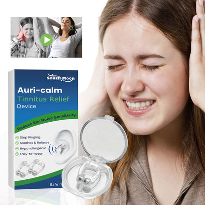 Auri-calm Tinnitus Relief Device, Relieve Ear Pain Tinnitus And Ear Discomfort Ear Massage Care Ear Clips