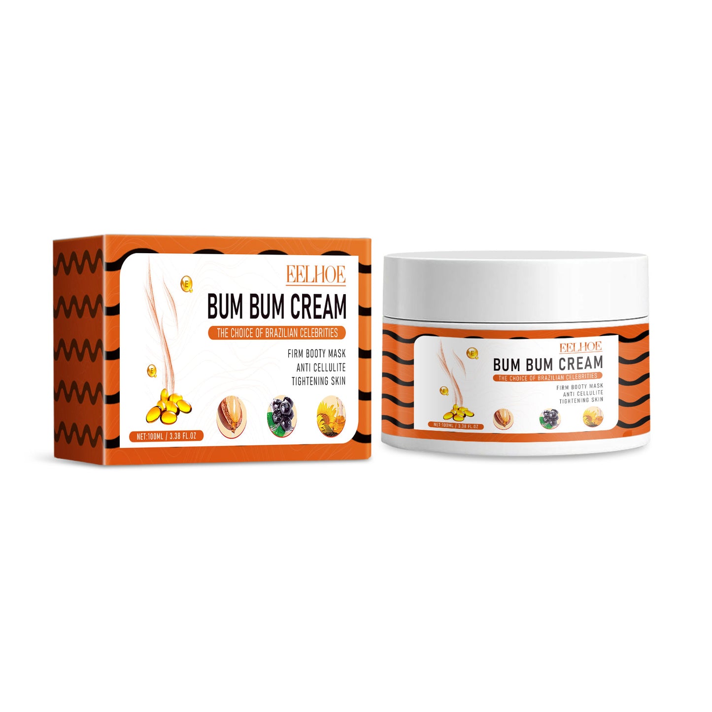 Bum Bum Cream, Firming And Lifting Butt Peach Butt Highlights S-Curve Body Slimming Butt Cream