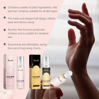 Rolling Perfume Series Flowers Lasting Fresh Light Fragrance Exudes Charm Keep Fragrance Portable Rolling Perfume