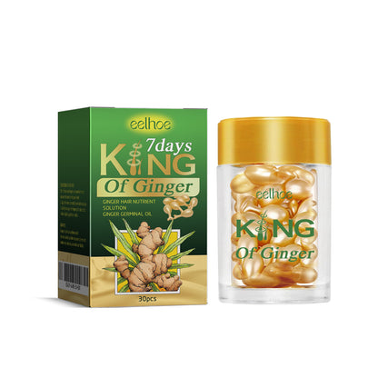 King Of Ginger, Hair Root Nourishing And Thickening Hair Strong Anti-Scalp Massage Treatment Capsule
