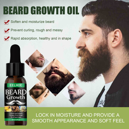 Beard Oil, Nourishing Moisturizing Spray Facial Hair Treatment Promotes Facial Growth And Thickening Liquid