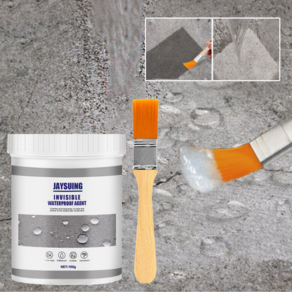 Jaysuing Waterproof Sealant (100g With Brush) Waterproof Sealant For Bathroom And Kitchen Exterior Walls Without Brick-Breaking And Leak Repair Paint