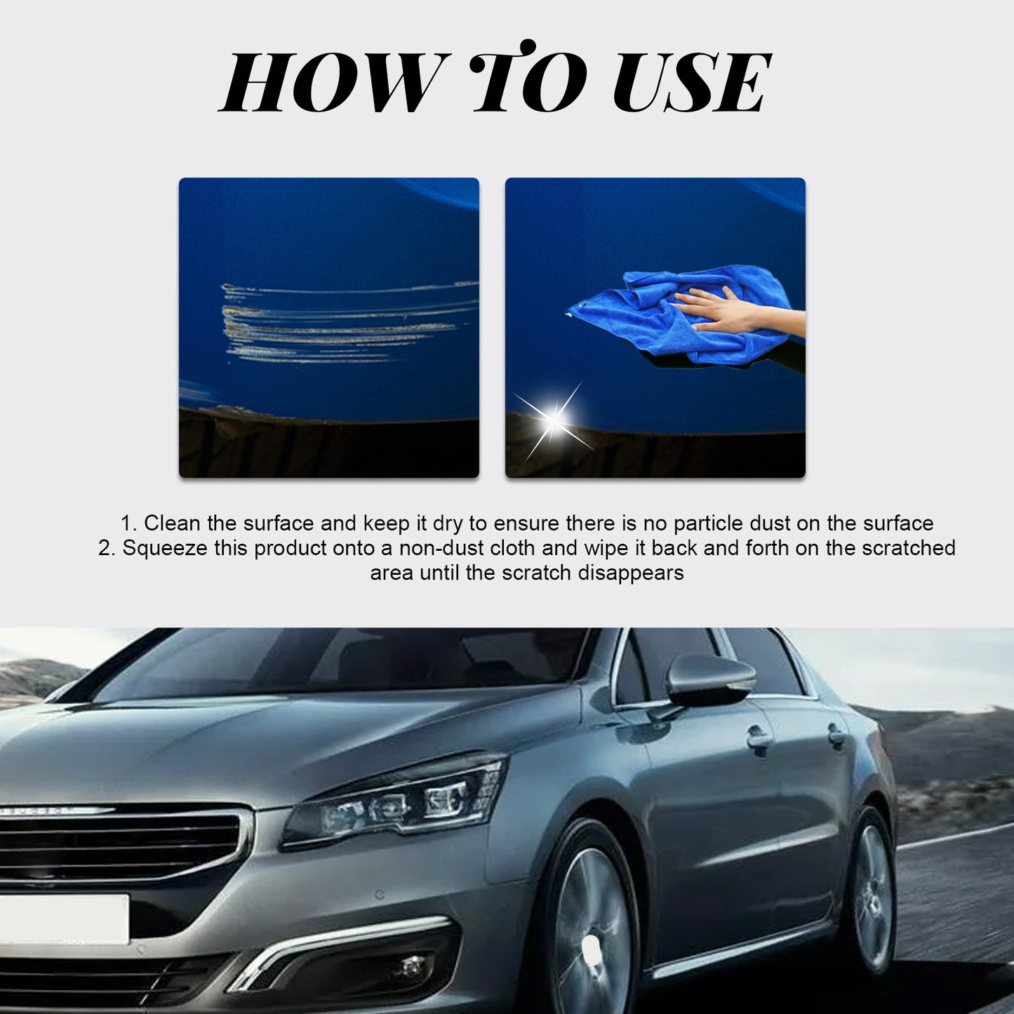 Car Scratch Polishing Wax, Car Paint Scratches And Scratches Repair Cream Maintenance Polishing Wax