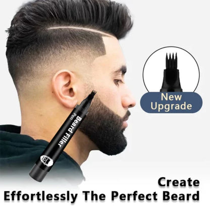 Beard Filler Pen, Detachable And Easy-To-Use Filler Pens Make It Easy To Create A Bushy Beard Hairline