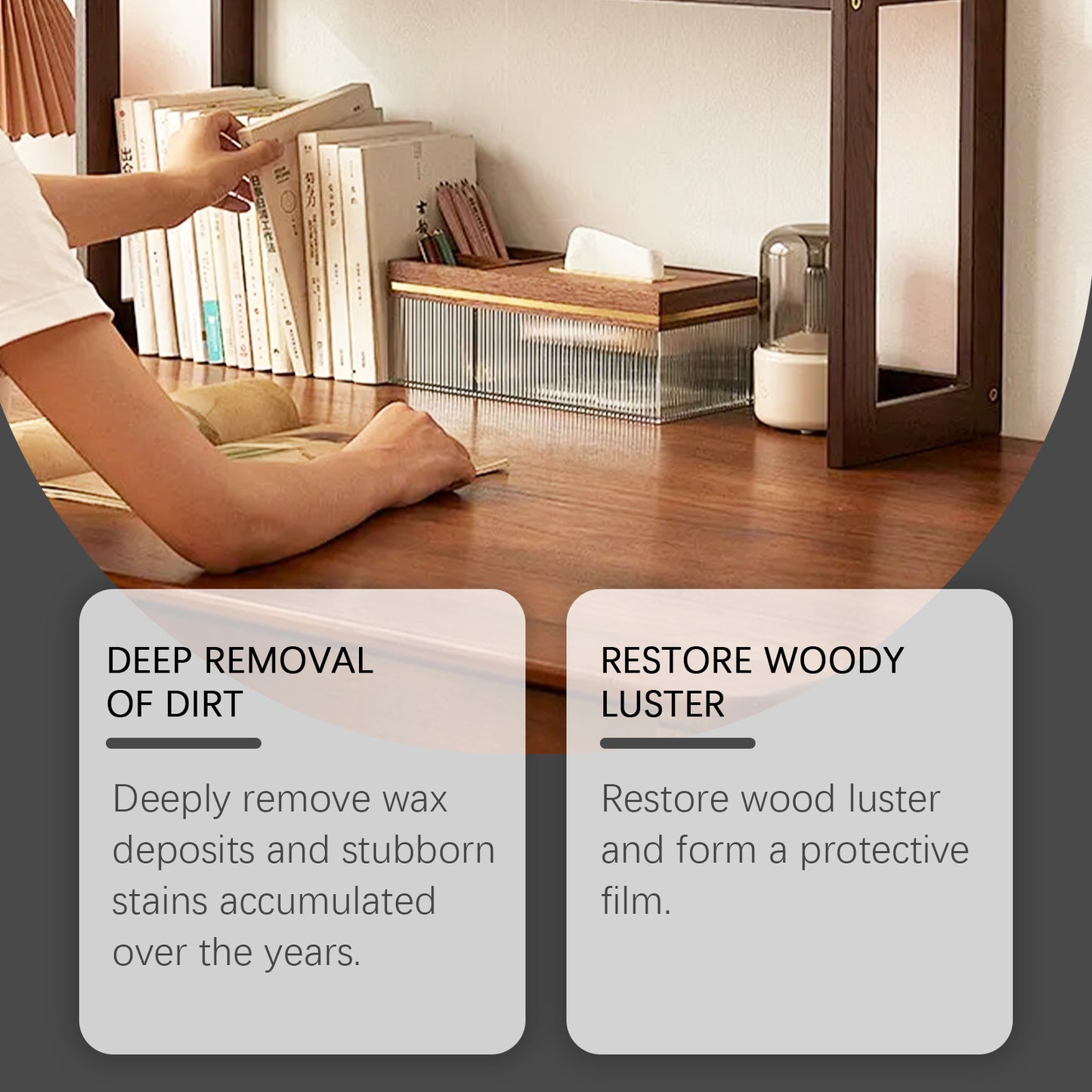 Jaysuing Furniture Beeswax Polishing Spray, Wood Polishing Scratches Refurbished Polishing Furniture Care Spray