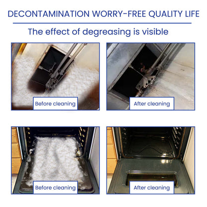 Kitchen All-Purpose Stain Removing Cleaning Powder, Kitchen Stove Oil Cleaning Utensils Rust Removal Stains Dirt Cleaning Agent