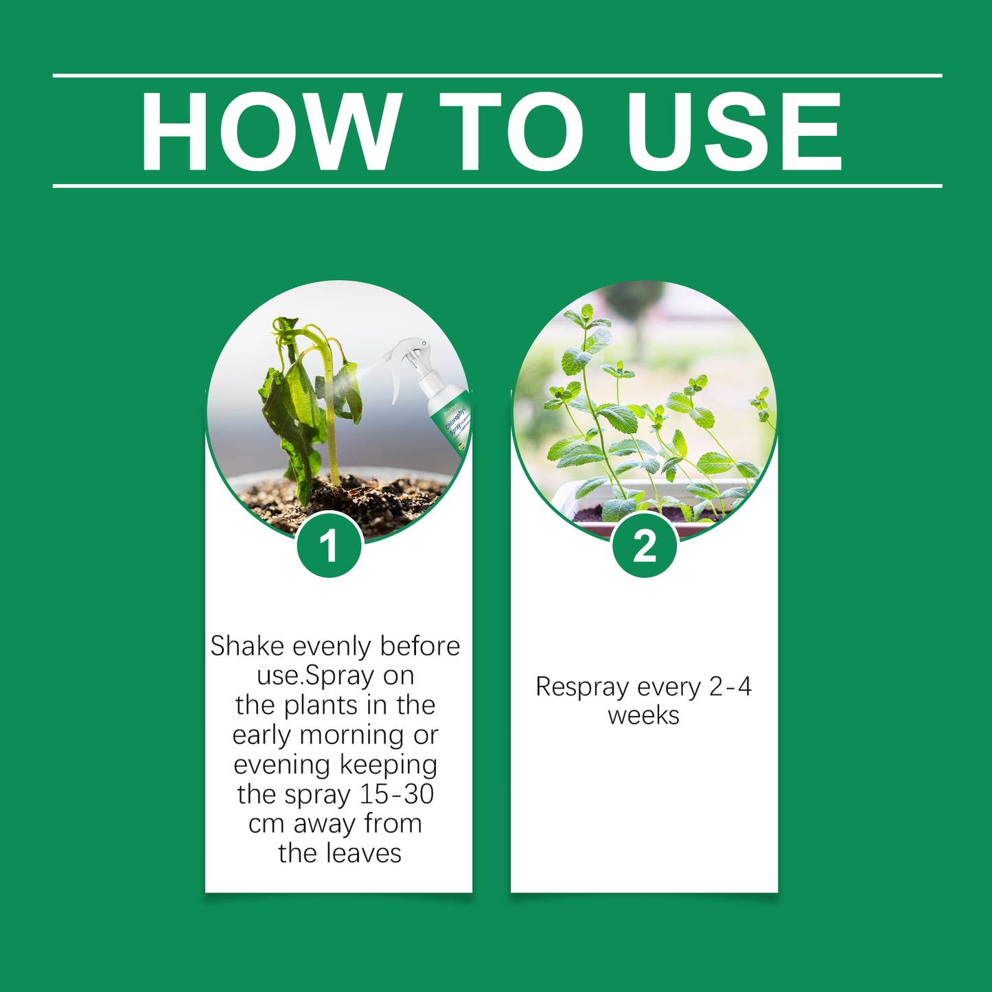 Moonspry Chlorophyll Spray, General Whole Plant Nutrient Solution For Healthy Growth Of Flowers And Fruit Trees And Green Leaves